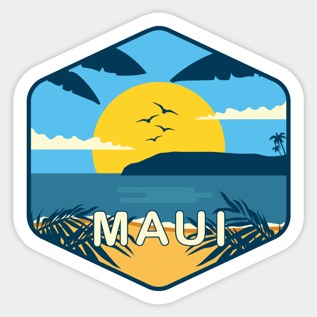 Maui Sticker by Mark Studio